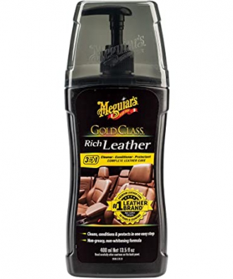 Gel phục hồi và bảo dưỡng da nội thất xe Meguiars G17914 Gold Class Rich Leather Cleaner & Conditioner - 400ml